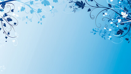 Beautiful blue color flower background