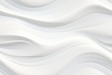 Seamless texture white abstract wavy background. 