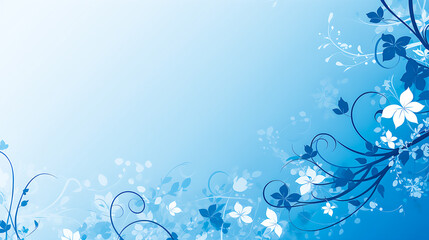 Fototapeta na wymiar Beautiful blue color flower background
