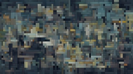 Design abstract digital pixel noise glitch background, error video TV damage.
