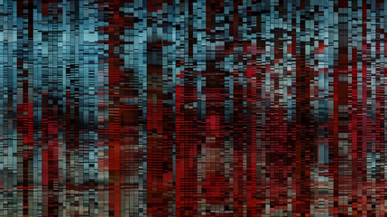 Design abstract digital pixel noise glitch background, error video TV damage.