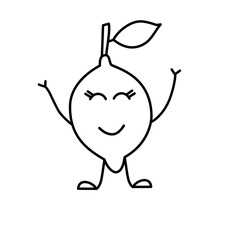 lemon character sketch