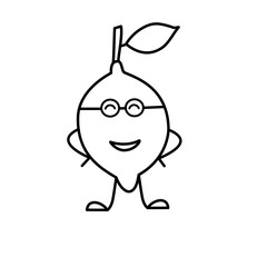 lemon character sketch