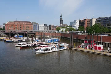 Deurstickers Binnenhafen in Hamburg © Falko Göthel
