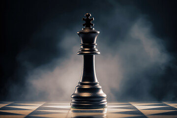 chess board game competition business concept