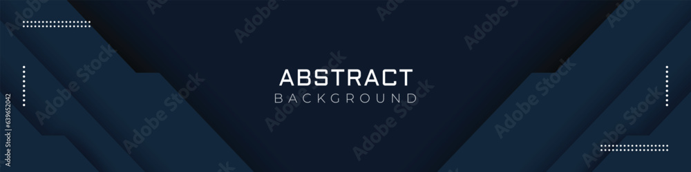 Sticker linkedin banner with simple abstract background