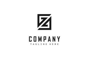 Letter z logo template vector