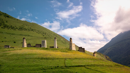 a medieval town-settlement in Ingushetia