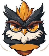 owl mascot logo