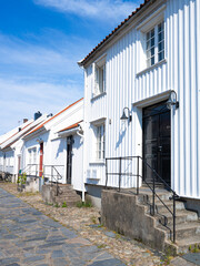 Norwegische Häuserfront