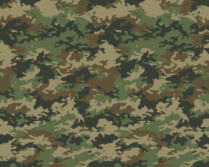 Fashionable camouflage pattern, military print .Seamless illustration - 639670025
