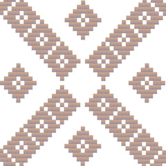 Fototapeta na wymiar seamless knitted pattern with squares