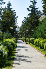 Path in Vake Park in Tbilisi