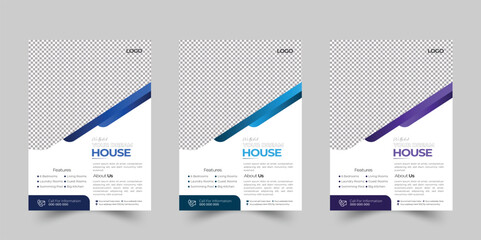 Free vector Real states flyer template Vector corporate business flyer template corporate business flyer