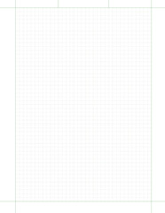 Green Engineering Pad Grid Paper With Plots
