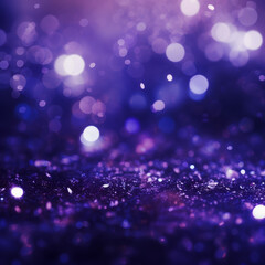 Purple and Violet Glitter with Specks Background. Created using generative AI