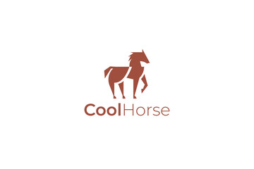 vector horse logo design