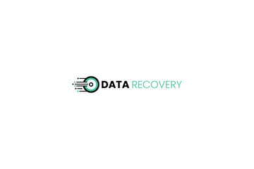 vector minimal data recovery logo design