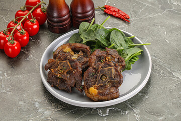 Grilled Lamb neck with spices