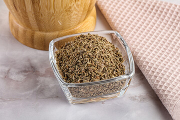 Anise sseds aroma in the bowl