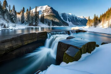 winter in the mountains