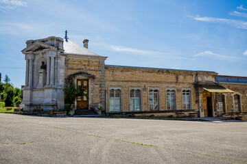 Visite de l'uine de soierie