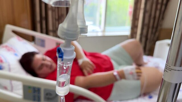 Intravenous Drip Serum In Hospital