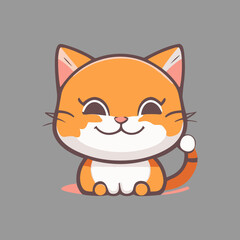 Cat Vector Art Illustration design 