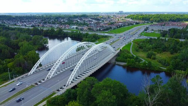 The Vimy Bridge in Barrhaven Ottawa Ontario