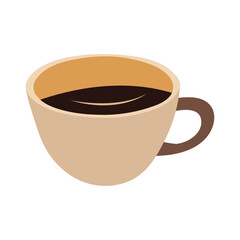 coffee cup isolated on white