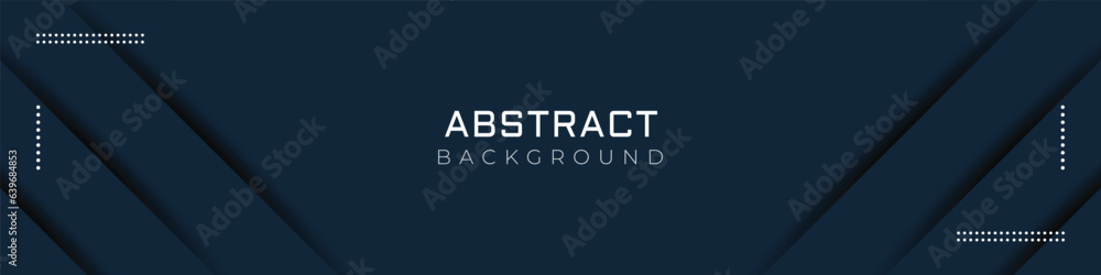 Sticker linkedin banner with abstract background