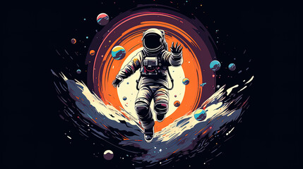 Starlit cure: doctor and astronaut's winter night escapade