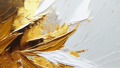 golden and white paint texture. generative in ai