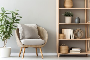 Living interior with furniture