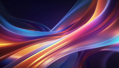 Abstract colorful waves background 