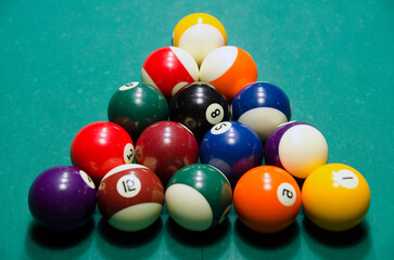 Billiard balls
