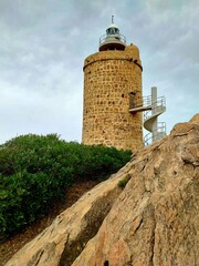 Camarinal Lighthouse, Zahara de los Atunes, Cadiz, Andalusia, Spain