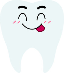 Tooth Face Tongue Out Hungry