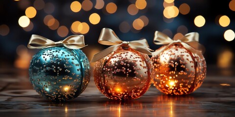 Fototapeta premium Christmas balls