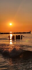 sunset over the sea © Marek
