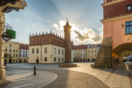 Historic Town Hall of Tarnow in Poland