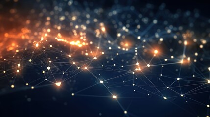abstract blue background with stars