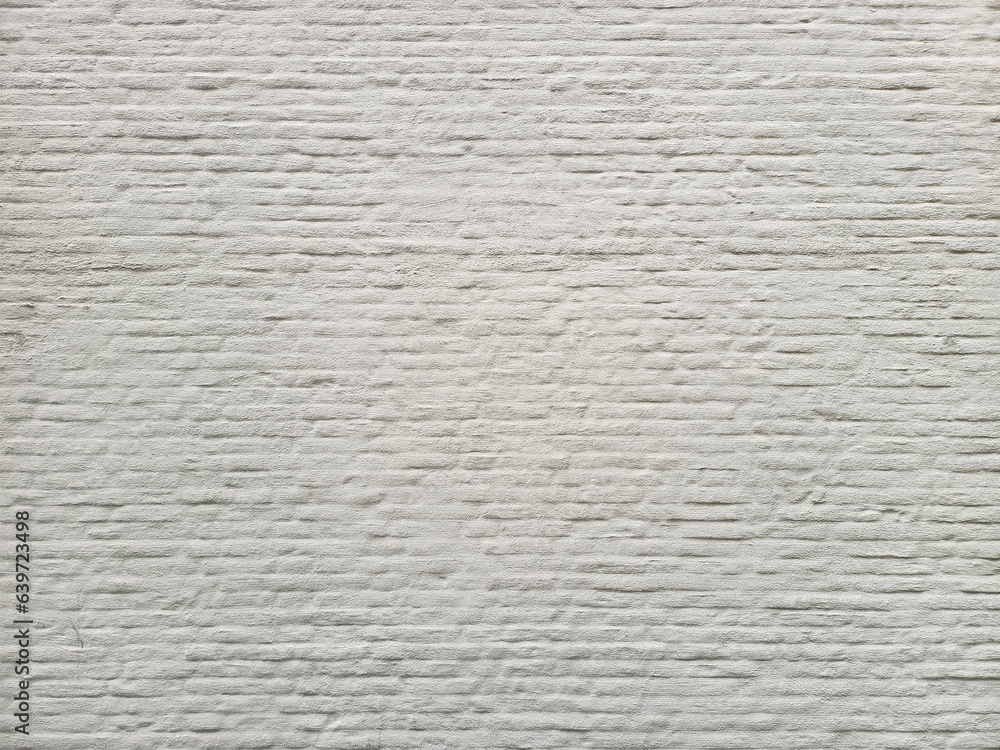 Wall mural white brick wall