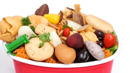 生ゴミ、ゴミ箱の期限切れの食品｜Out of date food in garbage bin. Generative AI