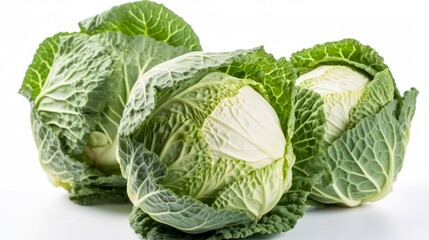 Fototapeta premium Cabbage on the background. Created with Generative AI technology.