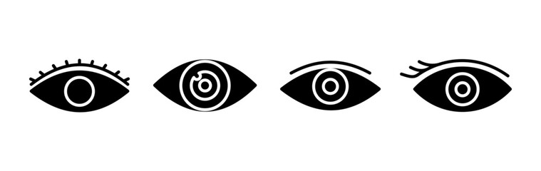 Eye icon. Look and Vision icon. Eye vector icon