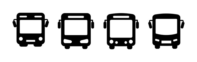 Bus icon vector. bus vector icon