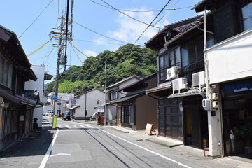 Fototapeta na wymiar Old regidential area of Yui, Shimizu Ward, Shizuoka City, Shizuoka Prefecture, Japan