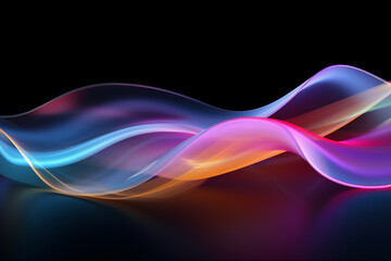 colorful abstract light trail curve, random curve, random color, hyper realistic, beautiful dreammy light, 