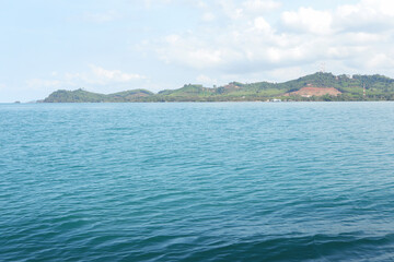 Beautiful scenery and Soft wave at Koh Chang Islands,Trat, Thailand. Summer vacation concept